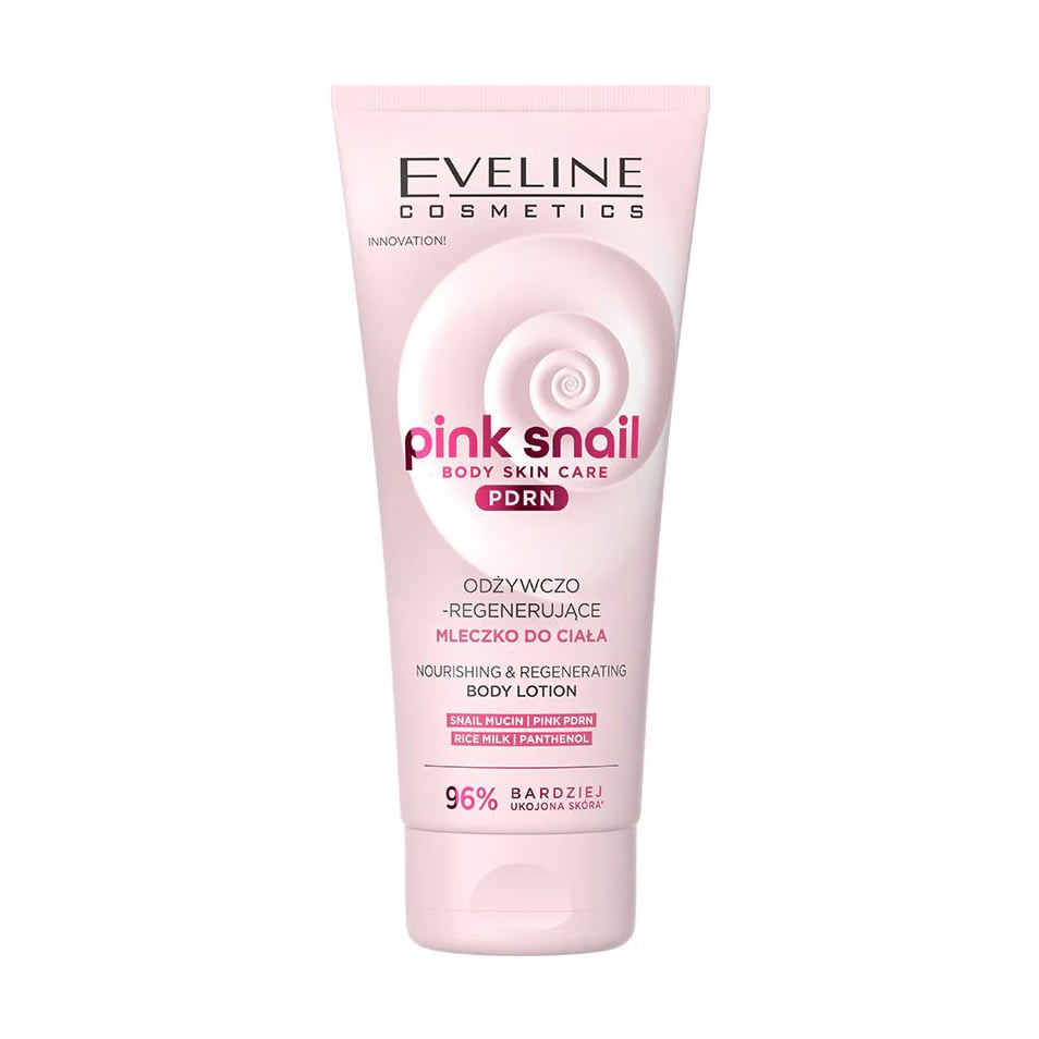 Живильний та регенерувальний лосьйон для тіла Eveline Cosmetics Pink Snail Nourishing &amp; Regenerating Body Lotion, 200 мл